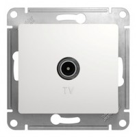 Розетка TV SYSTEME ELECTRIC GLOSSA, проходная, белый