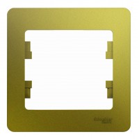 Рамка 1 пост SYSTEME ELECTRIC GLOSSA, фисташковый