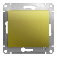 Переключатель 1-клавишный SYSTEME ELECTRIC GLOSSA, скрытый монтаж, фисташковый