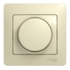 Светорегулятор поворотный SYSTEME ELECTRIC GLOSSA, 300 Вт, бежевый