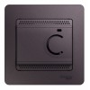 Термостат для теплого пола SYSTEME ELECTRIC GLOSSA, с датчиком, сиреневый туман