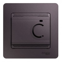 Термостат для теплого пола SYSTEME ELECTRIC GLOSSA, с датчиком, сиреневый туман