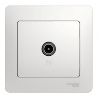 Розетка TV SYSTEME ELECTRIC GLOSSA, одиночная, белый