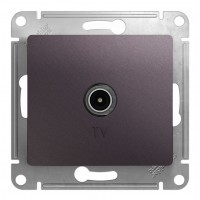 Розетка TV SYSTEME ELECTRIC GLOSSA, одиночная, сиреневый туман