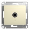 Розетка TV SYSTEME ELECTRIC GLOSSA, одиночная, бежевый