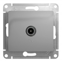 Розетка TV SYSTEME ELECTRIC GLOSSA, одиночная, алюминий