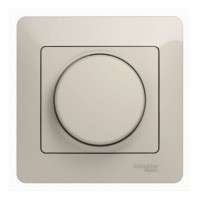 Светорегулятор поворотный SYSTEME ELECTRIC GLOSSA, 300 Вт, молочный