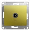 Розетка TV SYSTEME ELECTRIC GLOSSA, одиночная, фисташковый