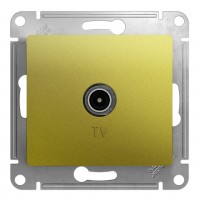 Розетка TV SYSTEME ELECTRIC GLOSSA, одиночная, фисташковый
