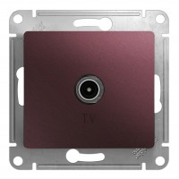 Розетка TV SYSTEME ELECTRIC GLOSSA, одиночная, баклажановый