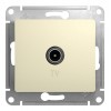 Розетка TV SYSTEME ELECTRIC GLOSSA, оконечная, бежевый