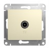 Розетка TV SYSTEME ELECTRIC GLOSSA, проходная, бежевый