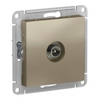 Розетка TV SYSTEME ELECTRIC ATLASDESIGN, одиночная, шампань