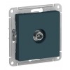 Розетка TV SYSTEME ELECTRIC ATLASDESIGN, проходная, изумруд
