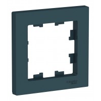 Рамка 1 пост SYSTEME ELECTRIC ATLASDESIGN, изумруд