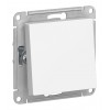 Переключатель  IP44 1-клавишный SYSTEME ELECTRIC ATLASDESIGN, скрытый монтаж, белый