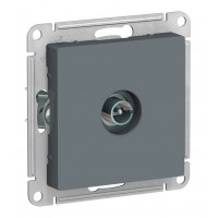 Розетка TV SYSTEME ELECTRIC ATLASDESIGN, одиночная, грифель