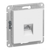 Розетка компьютерная 1xRJ45 Cat.5 SYSTEME ELECTRIC ATLASDESIGN, белый