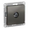 Розетка TV SYSTEME ELECTRIC ATLASDESIGN, одиночная, сталь