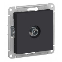 Розетка TV SYSTEME ELECTRIC ATLASDESIGN, проходная, карбон