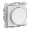 Светорегулятор поворотно-нажимной SYSTEME ELECTRIC ATLASDESIGN, 630 Вт, для LED 10-315 Вт/ВА, белый