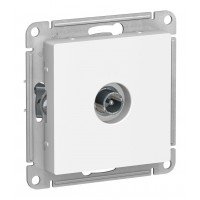 Розетка TV SYSTEME ELECTRIC ATLASDESIGN, оконечная, белый