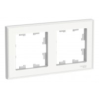 Рамка 2 поста SYSTEME ELECTRIC ATLASDESIGN, прозрачный