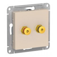 Аудио-розетка SYSTEME ELECTRIC ATLASDESIGN, бежевый