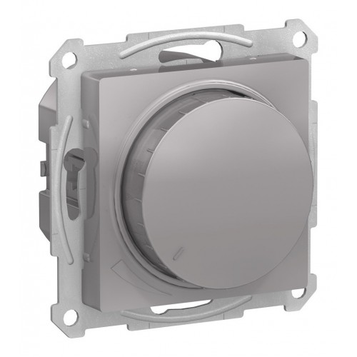 Светорегулятор поворотно-нажимной SYSTEME ELECTRIC ATLASDESIGN, 315 Вт, для LED 7-157 Вт/ВА, алюминий