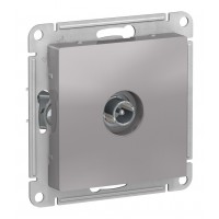Розетка TV SYSTEME ELECTRIC ATLASDESIGN, проходная, алюминий