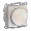Светорегулятор поворотно-нажимной SYSTEME ELECTRIC ATLASDESIGN, 630 Вт, для LED 10-315 Вт/ВА, жемчуг