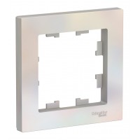 Рамка 1 пост SYSTEME ELECTRIC ATLASDESIGN, жемчуг