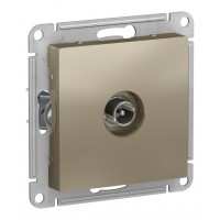 Розетка TV SYSTEME ELECTRIC ATLASDESIGN, оконечная, шампань
