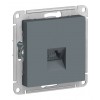 Розетка компьютерная 1xRJ45 Cat.5 SYSTEME ELECTRIC ATLASDESIGN, грифель