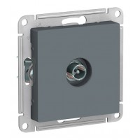 Розетка TV SYSTEME ELECTRIC ATLASDESIGN, проходная, грифель