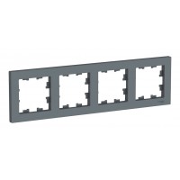 Рамка 4 поста SYSTEME ELECTRIC ATLASDESIGN, грифель