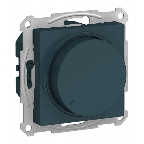 Светорегулятор поворотно-нажимной SYSTEME ELECTRIC ATLASDESIGN, 630 Вт, для LED 10-315 Вт/ВА ,изумруд