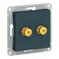Аудио-розетка SYSTEME ELECTRIC ATLASDESIGN, изумруд