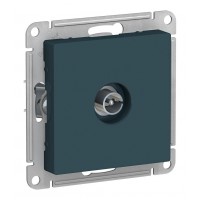 Розетка TV SYSTEME ELECTRIC ATLASDESIGN, одиночная, изумруд
