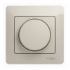 Светорегулятор поворотно-нажимной SYSTEME ELECTRIC GLOSSA, 630 Вт, LED 10-315 Вт/ВА, молочный
