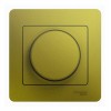 Светорегулятор поворотно-нажимной SYSTEME ELECTRIC GLOSSA, 630 Вт, для LED 10-315 Вт/ВА, фисташковый