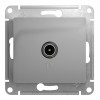 Розетка TV SYSTEME ELECTRIC GLOSSA, оконечная, алюминий