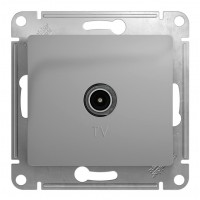 Розетка TV SYSTEME ELECTRIC GLOSSA, оконечная, алюминий
