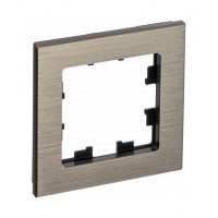 Рамка 1 пост SYSTEME ELECTRIC ATLASDESIGN NATURE, латунь