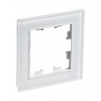 Рамка 1 пост SYSTEME ELECTRIC ATLASDESIGN NATURE, белый (пластик)