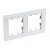 Рамка 2 поста SYSTEME ELECTRIC АTLASDESIGN NATURE, белый (пластик)