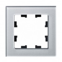 Рамка 1 пост SYSTEME ELECTRIC ATLASDESIGN NATURE стекло, алюминий (пластик)