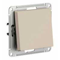 Выключатель 1-клавишный SYSTEME ELECTRIC ATLASDESIGN, скрытый монтаж, песочный, ATN001211