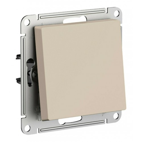 Выключатель 1-клавишный SYSTEME ELECTRIC ATLASDESIGN, скрытый монтаж, песочный, ATN001211