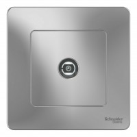 Розетка TV SYSTEME ELECTRIC BLANCA, оконечная, скрытый монтаж, алюминий, BLNTS000013